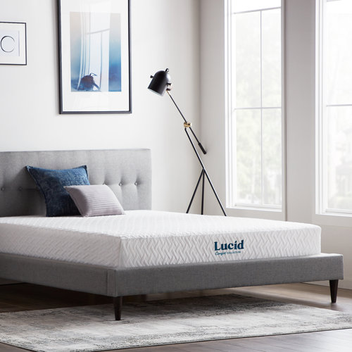 Lucid Comfort 8'' Firm Gel Memory Foam Mattress